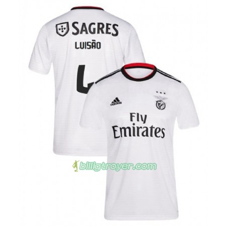 Billige Fotballdrakter Benfica Luisao 4 Bortedraktsett 2018/19 Kortermet